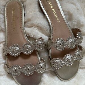 Jack Rogers Metallic Gold Women's Sandals